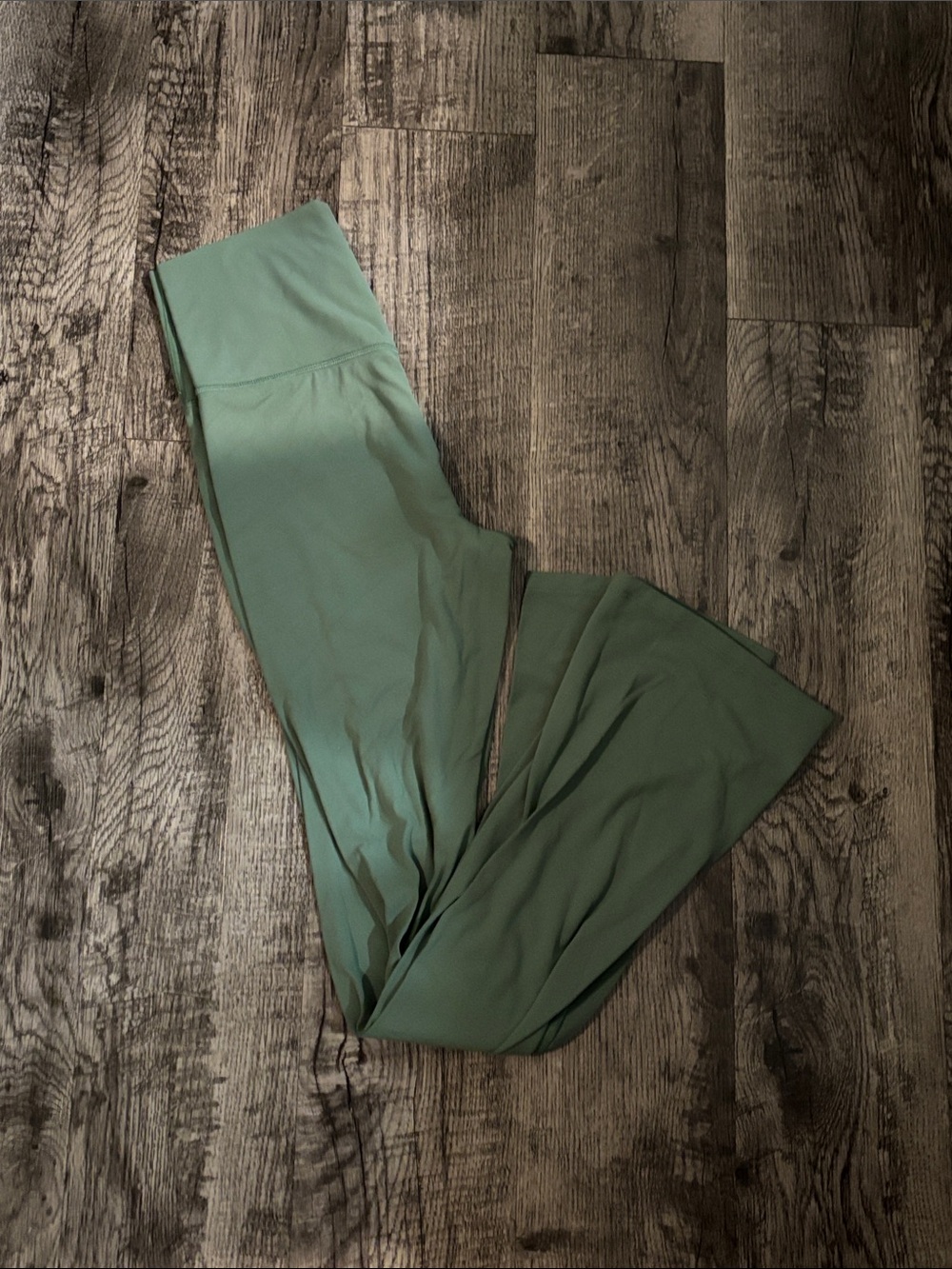all in motion High-Rise Mini Flare Workout Pants - Green - Size Small